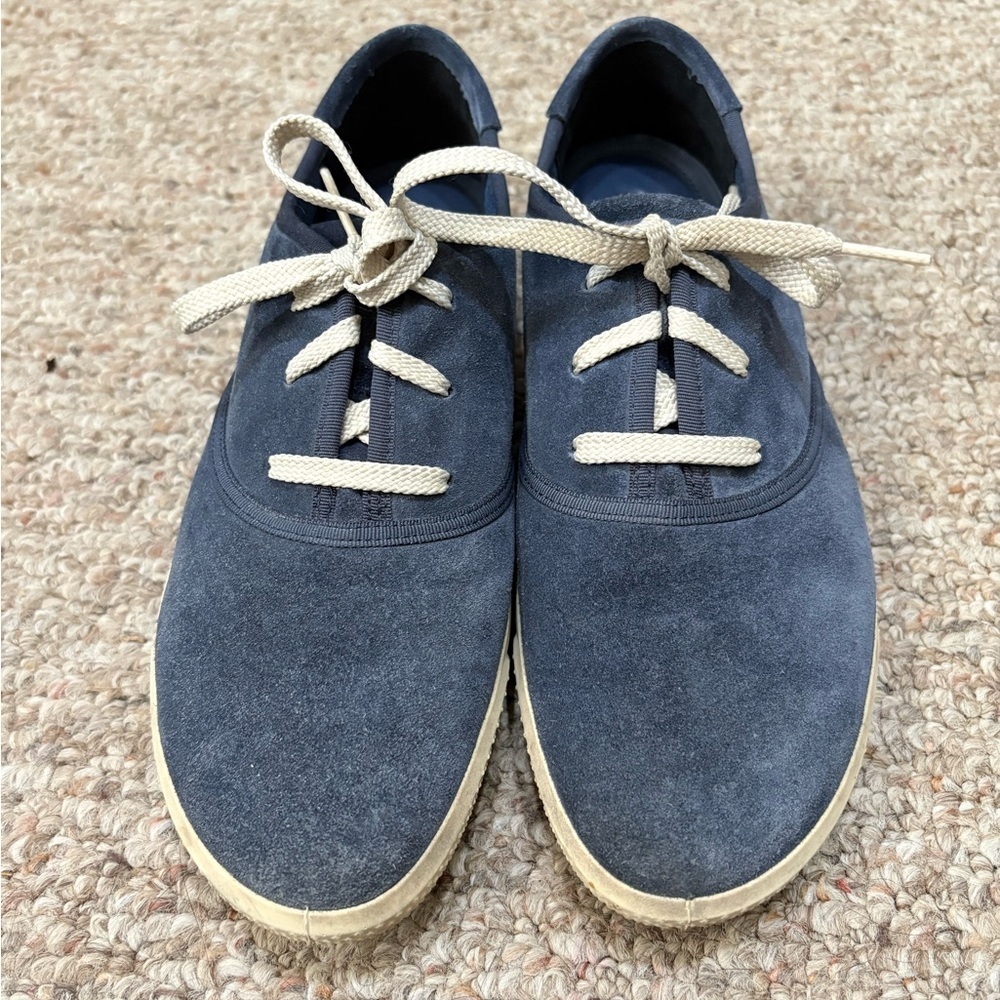 Ecco Soft 7 Women’s Suede Shoes Size 7 Blue - Picture 2 of 8